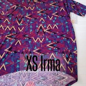 LuLaRoe Purple Geometric Tunic